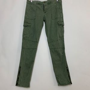 American Eagle Womens Pants Size 12 Green Stretch-